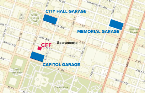 Cal Fit Downtown Parking MAP